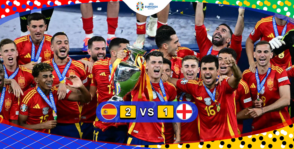 Spain beats England to win the title